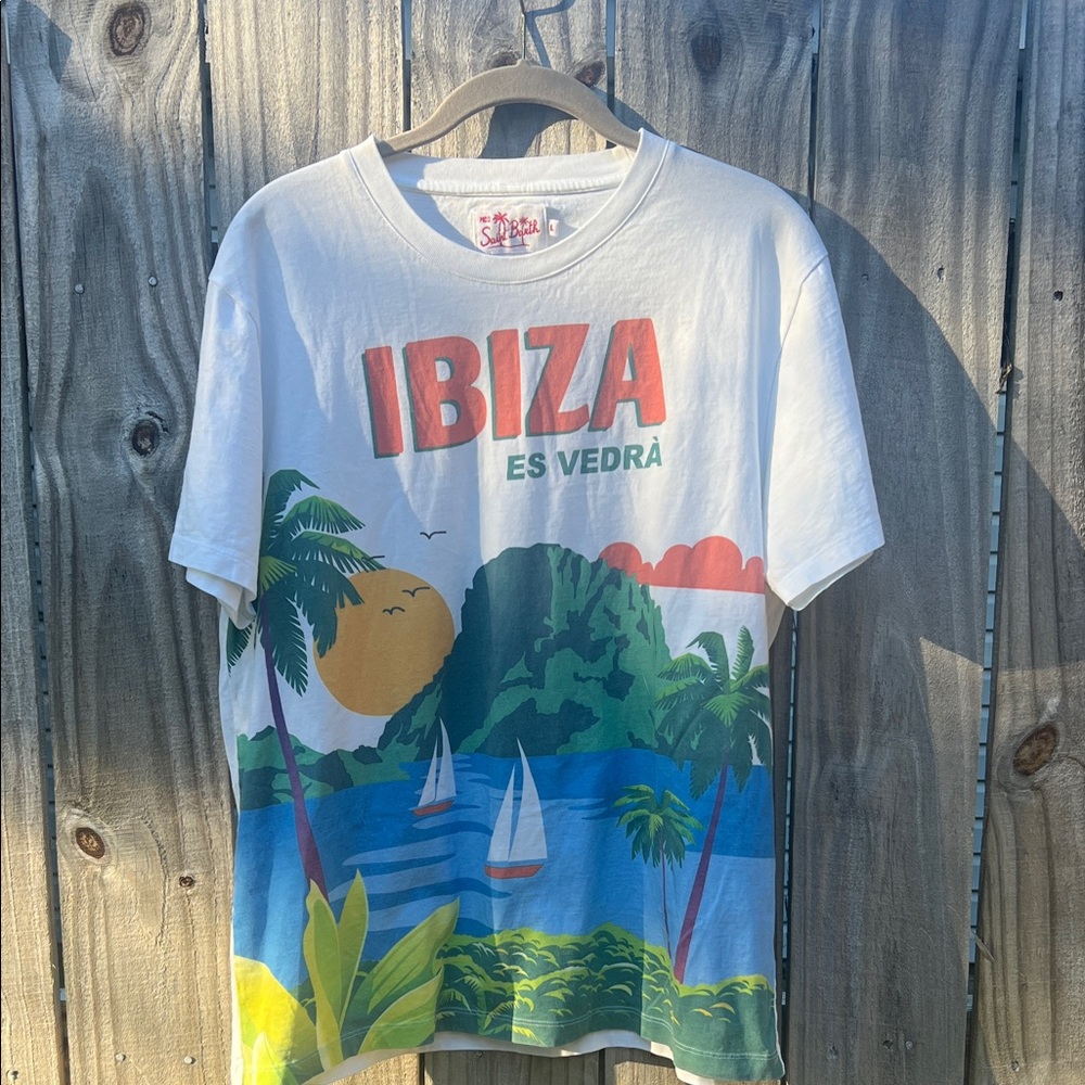 MC2 Saint Barth Sky Blue Tee NWOT SIZE LARGE